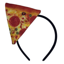Adult Kids Funny Pizza Headband Women Ladies Carnival Hairband Carnival Halloween Christmas Party Dress up Costume Orange