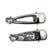 Metal Duckbill Hair Clip Heart Hair Clip Heart Barrettes Rhinestone Heart Clip y2k Bows Hair Clip Hair Bangs Clip