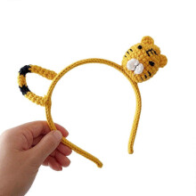 Simple Hair Accessories Women Students Washing Face Hairband Knitted Stuffed Animals Shape Headbands Colorful Hair Hoop