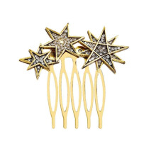 Glitter Hair Clip for Hot Girls Hair Comb Unique Rhinestone Star/moon Shape Barrettes Hair Barrettes for Teens Girls