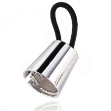 Punk Alloy Hair Ring Geometric Metal Hair Band for Women Gothic Metal Ponytail Holder Hairclips Women Hair Accessories Silver