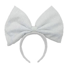 (White) Pink Bow Hair Bands for Photo Studios Eye-catching Props for Easter Festival Party Wear Headpiece Princess Headband White