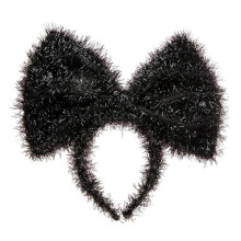 (Black) Pink Bow Hair Bands for Photo Studios Eye-catching Props for Easter Festival Party Wear Headpiece Princess Headband  White
