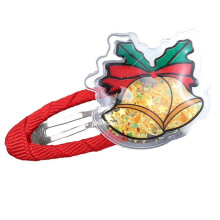 (1) Braids Hair Clip for Hot Girls Cartoon Christmas Pattern Hair Barrettes Ponytail Bangs Hair Barrettes for Teens Girls 9