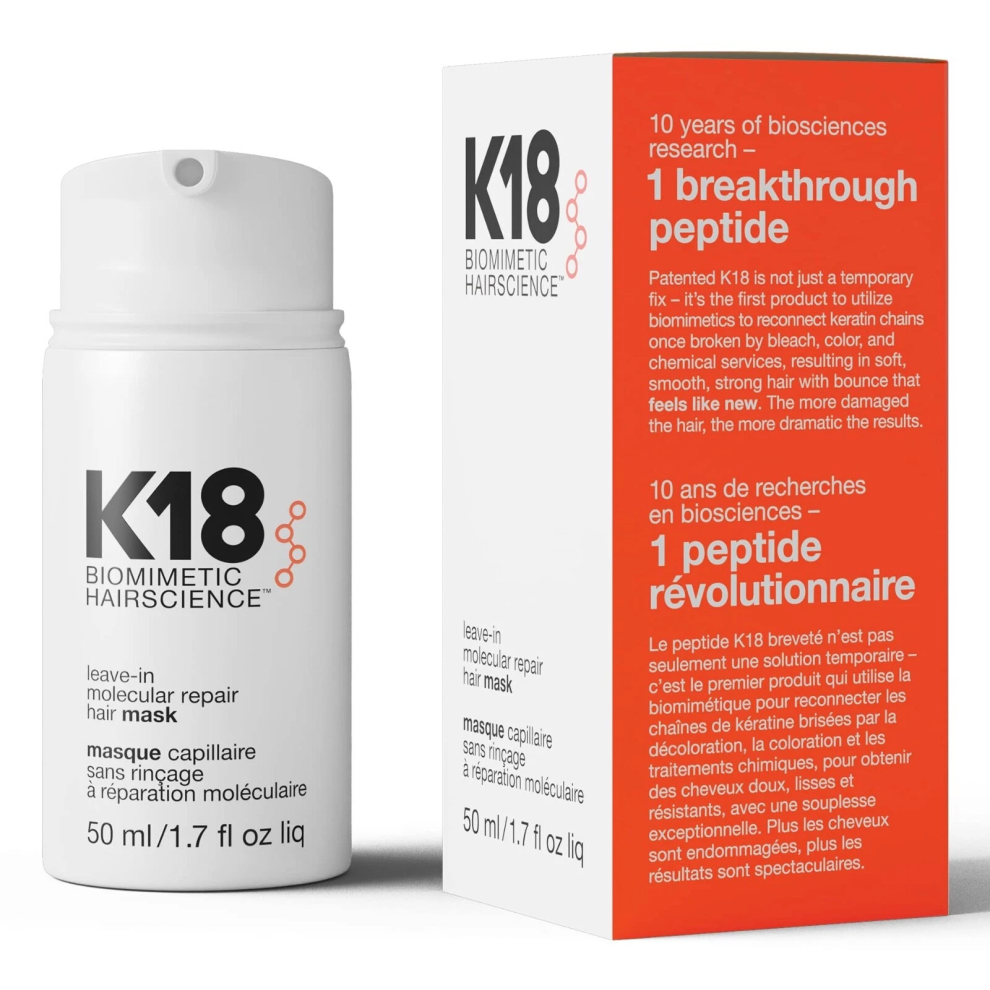 50ml K18 Leave-In Molecular Repair Hair Mask Hair Treatment