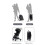 Portable Baby Stroller One-Hand Folding Pushchair WITH Adjustable Backrest Footrest 2