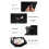 Portable Baby Stroller One-Hand Folding Pushchair WITH Adjustable Backrest Footrest 10