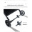 Portable Baby Stroller One-Hand Folding Pushchair WITH Adjustable Backrest Footrest 13