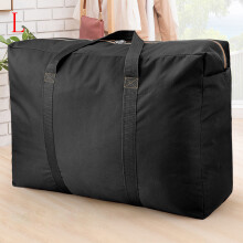 (L Negro) Nueva maleta plegable de gran tamaño de 130L, unisex, de tela Oxford gruesa, resistente, para almacenamiento