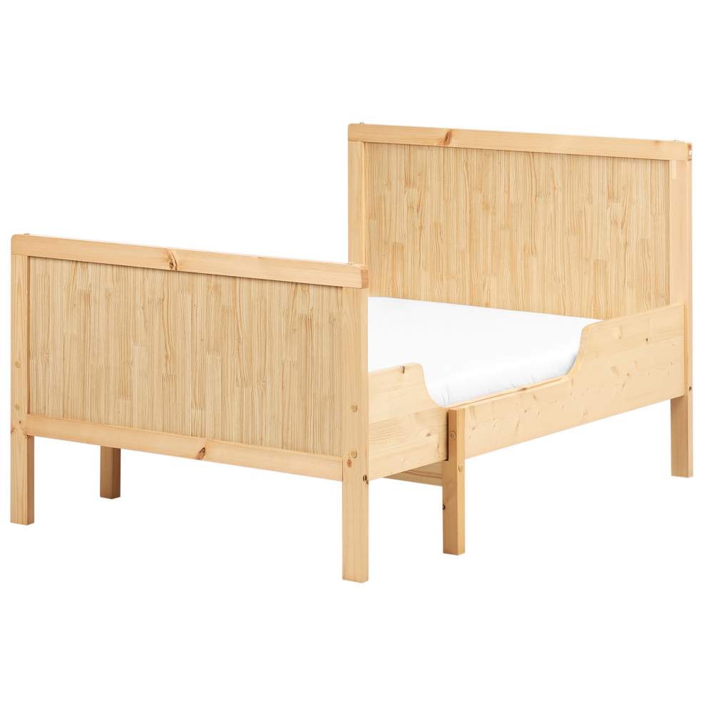 Wooden Extendable Kids Bed EU Single Size Light MONTIGNY
