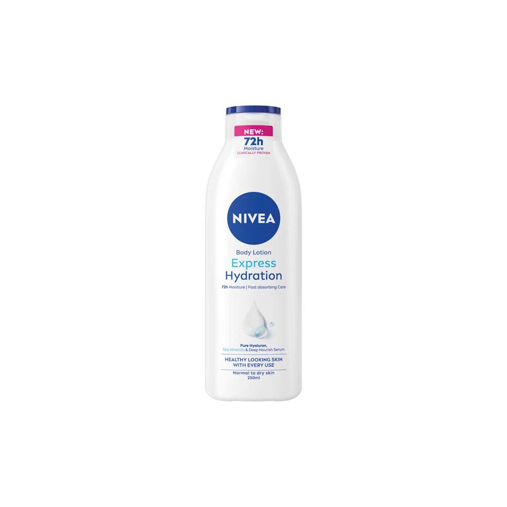 6 x Nivea Body Lotion Express Hydration 250ml