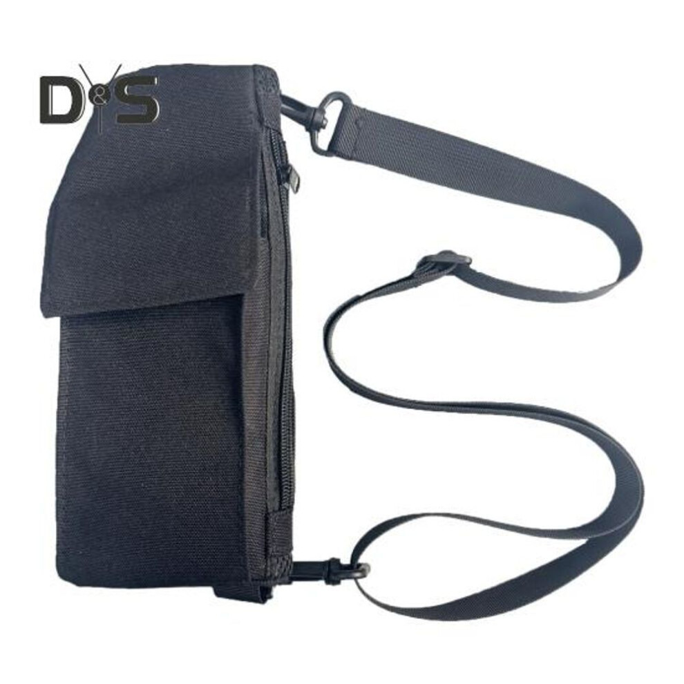 (black) Running Phone Bag Women Kids Small Crossbody Armband Holder Phone Case Adjustable Length 600d Oxford Cloth Chest Bag