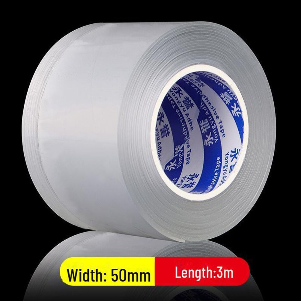 (as the picture, 50mm*3m) Clear Nano Double-sided High Viscosity Tape For Traceless Nail Art Display