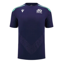 (5XL) 2024-2025 Scotland Rugby Poly Training Shirt (Navy)