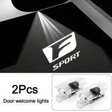 (2Pcs-F SPORT) Led HD Car Door Logo Welcome Light Projector Lamps Accessories For Lexus RX330 IS250 Ct200h ES300h RX350 IS300h NX300h RX400h U