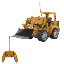 Mini excavadora teledirigida (C) RC, escala 1:24, camión volquete de plástico, grúa, excavadora, modelo de vehículo
