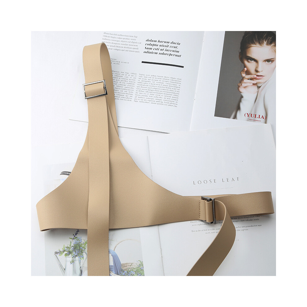 (Apricot) Harness Belt Triangle Women Versatile Dress Suit Coat Gift Freely Adjustable-image-OPC-PHDJJK9-NEW