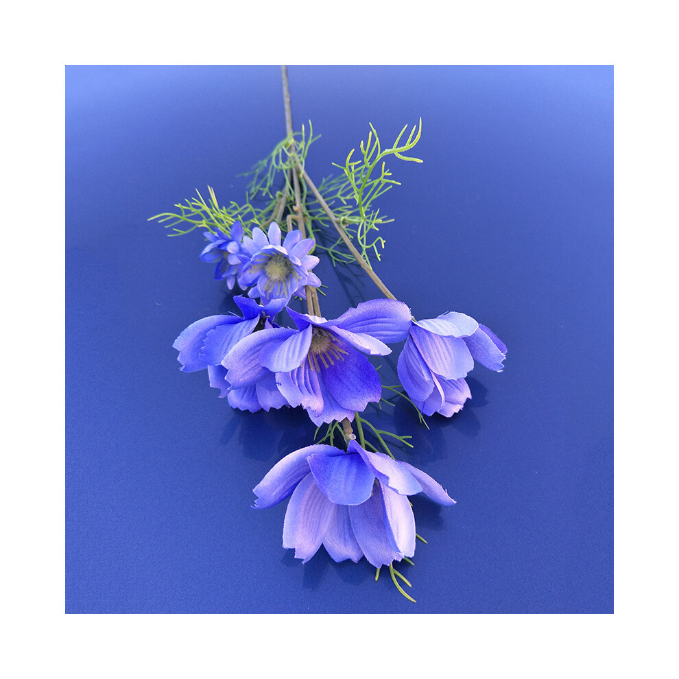 (Blue) Simulation Galsang Flower Decoration Photography Props Flowers Holding Fake-image-OPC-PHDJJRM-NEW
