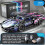 (Dynamic Version) Cyberpunk Lamborghini Remote Control Car Model Building Blocks With Lighting 1