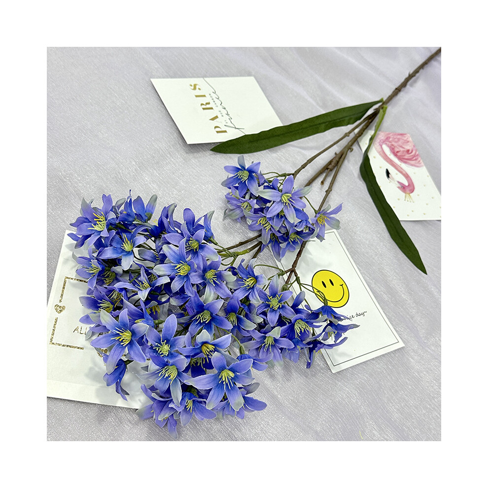 (Purple) Flower Simulation Cymbidium Home Green Plants Wedding Living Decoration Room-image-OPC-PHDJKD7-NEW