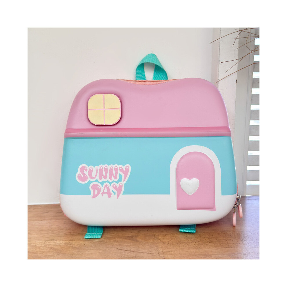 (Green) Candy Childrens Color Backpack Oxford Cloth Material Kindergarten Schoolbag-image-OPC-PHDJMJ6-NEW