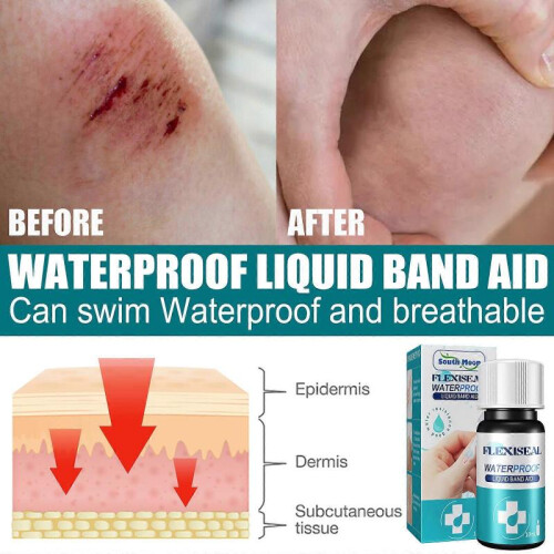 South Moon Breathable Surface Liquid Dressing, Waterproof Transparent Wound Dressing for Rapid Wound Healing 2