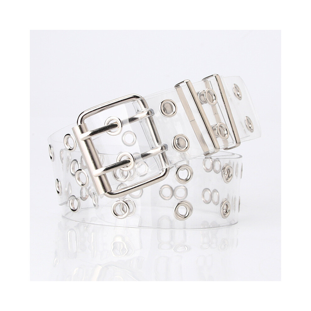 (768, 105cm) Clear Unisex Pvc Belt With Metal Pin Buckle Daily Streetwear For-image-OPC-PHDJQ6J-NEW