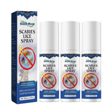 3pcs New Lice Removal Spray Anti-Itching Scabies Kill Head Lice Skin Care Natural