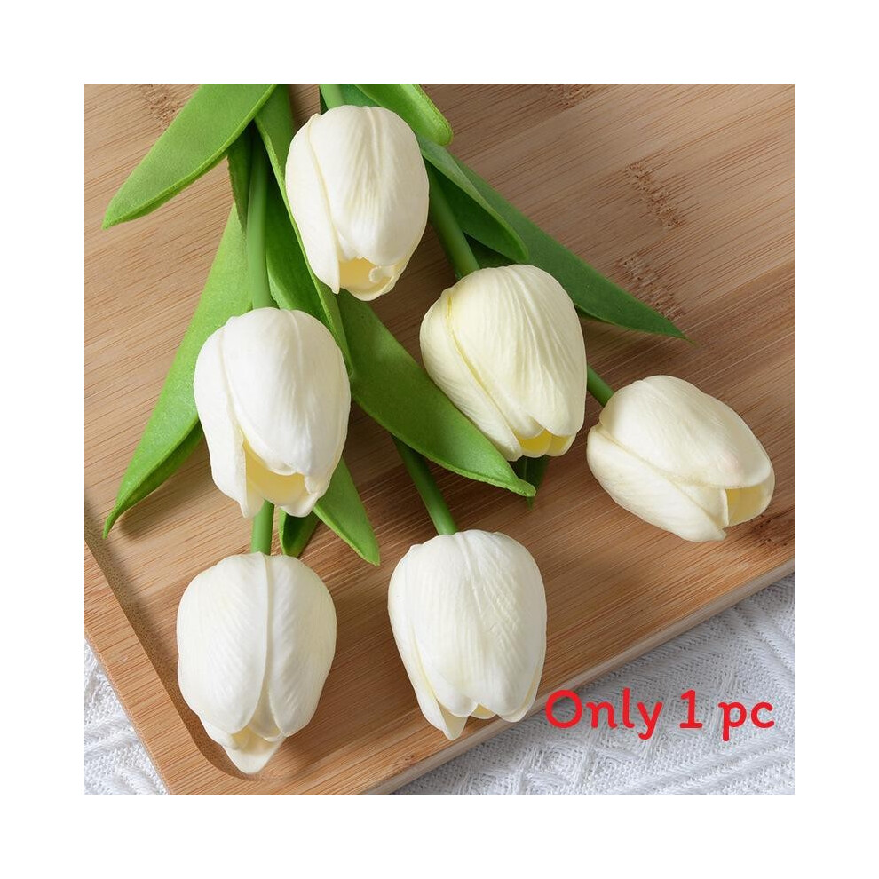(Ivory) Realistic Plant Artificial Tulipa Gesneriana For Display Event Decoration And-image-OPC-PHDJS7S-NEW