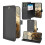 (Black) Case For Motorola edge 60 Pro Wallet Flip Cover 1