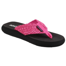 (Pink, 4 (Adults')) Rocket Dog Spotlight Lima Fabric Women's Pink Flip Flops