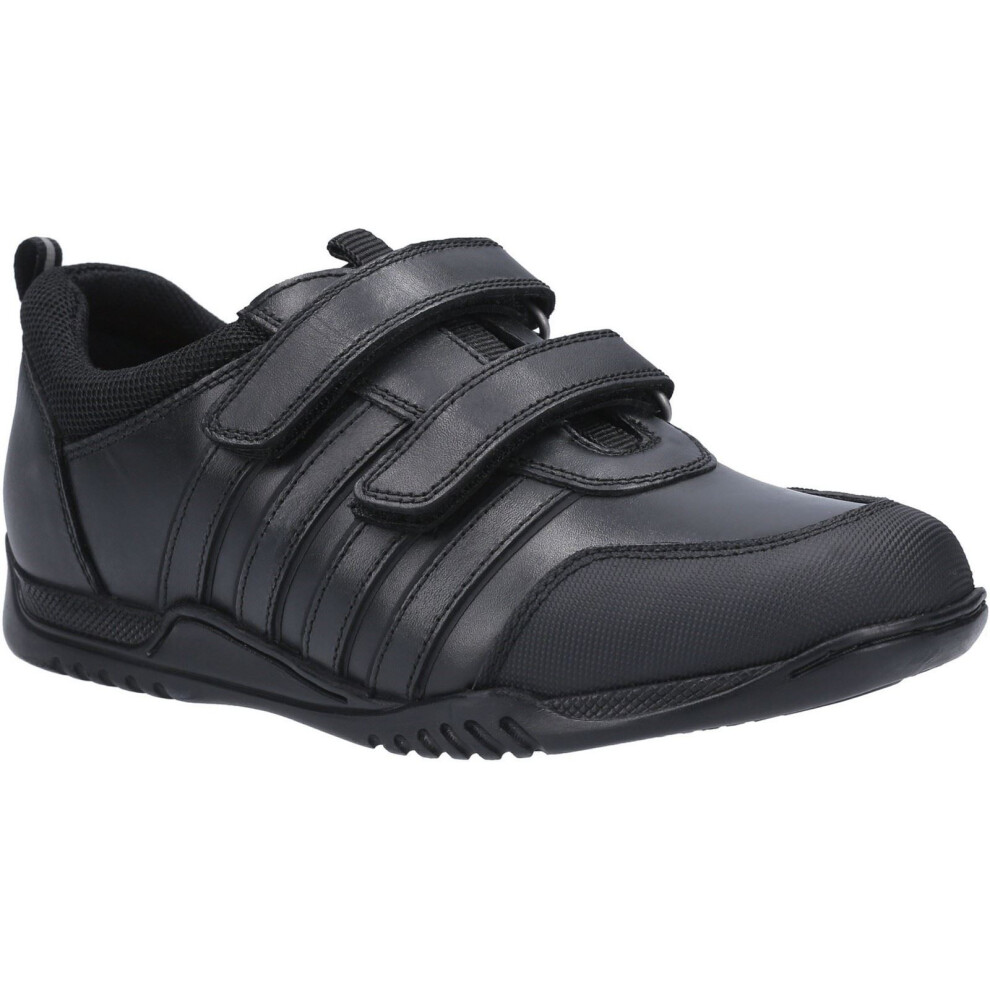 Hush Puppies (, 12.5 (Adults')) Josh Junior Leather Boys's Loafers Black