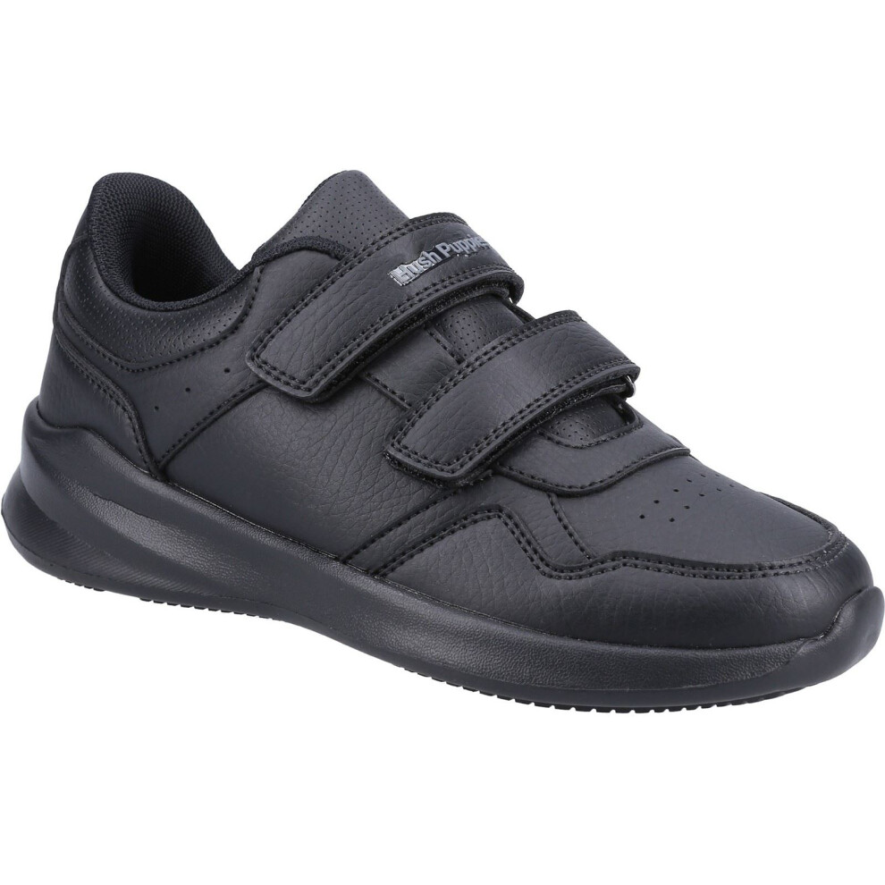 (Black, 5 (Adults')) Hush Puppies Marling Easy Senior Polyurethane Black Shoes
