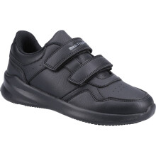 (Black, 3 (Adults')) Hush Puppies Marling Easy Senior Polyurethane Black Shoes