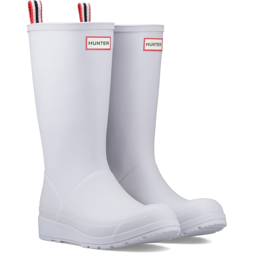 Hunter (Grey, 7 (Adults')) Original Play Tall Rubber Women's Micro Chip Wellington Boots