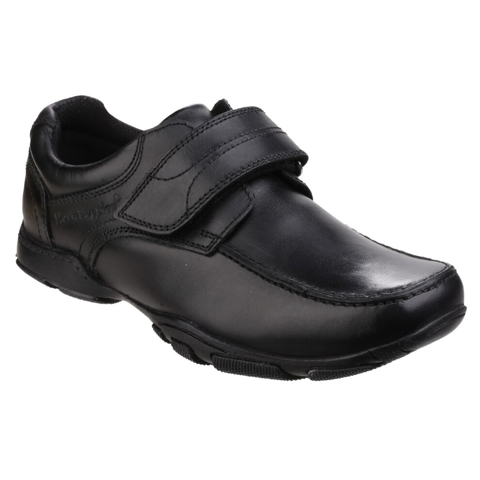 Hush Puppies (, 11.5 (Adults')) Freddy 2 Junior Leather Boys's Shoes Black