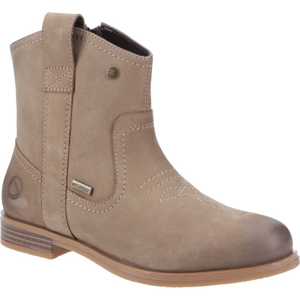 (Brown, 7 (Adults')) Cotswold Signet Leather Women's Taupe Boots