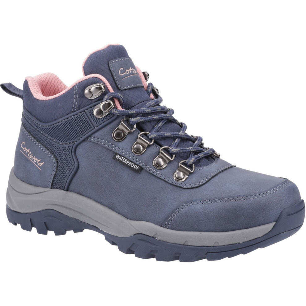 Cotswold (Blue, 5 (Adults')) Overbury Polyurethane Women's Navy Hiking Boots