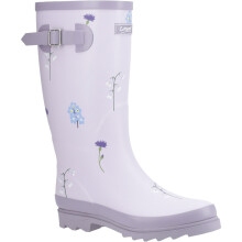 (Purple, 4 (Adults')) Cotswold Wildflower Tall Rubber Women's Lilac Wellington Boots