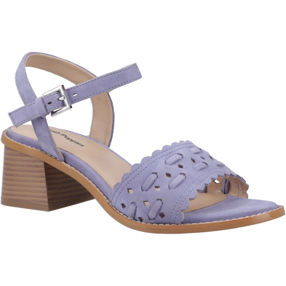 Hush Puppies (Blue, 3 (Adults')) Lacie Suede Women's Blue Sandals