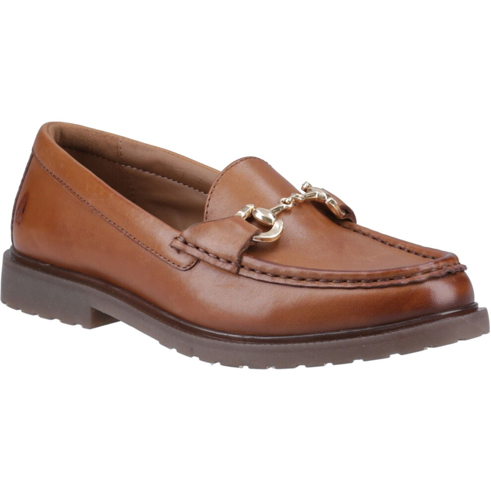 Hush Puppies (Brown, 9 (Adults')) Verity Snaffle Leather Women's Tan Loafers