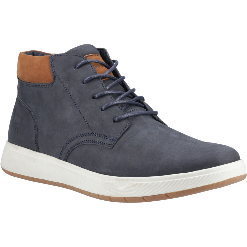 Hush Puppies (Blue, 11 (Adults')) Bronko Chukka Leather Men's Navy Boots