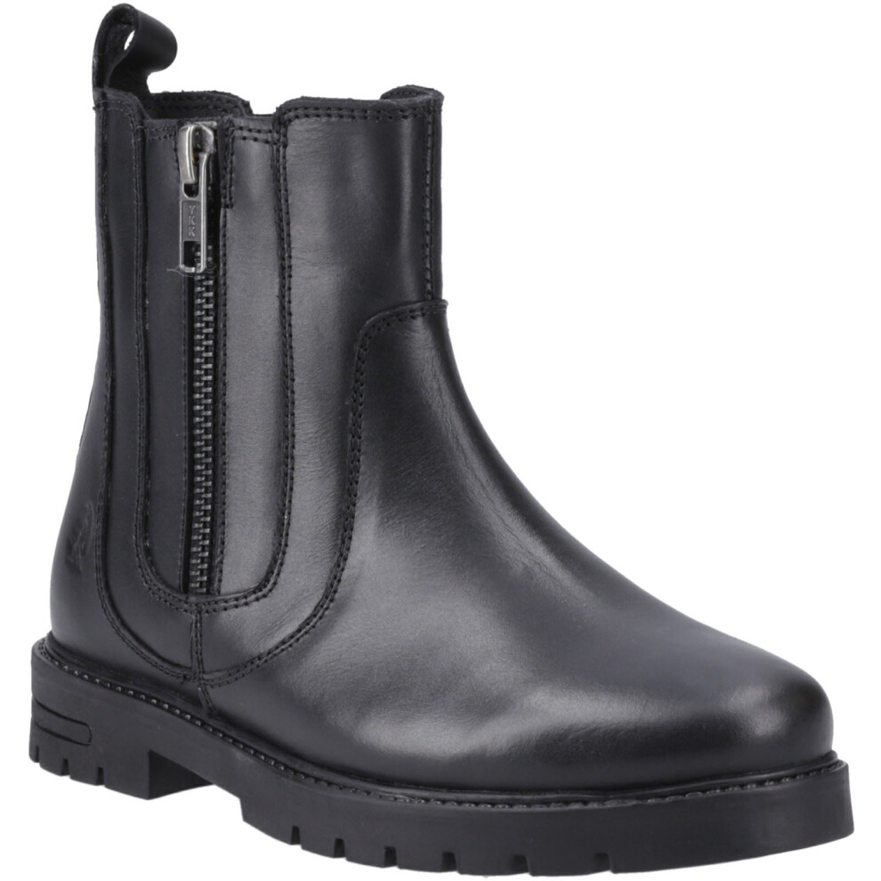 Hush Puppies (, 10 (Adults')) Liana Leather Girls's Boots Black