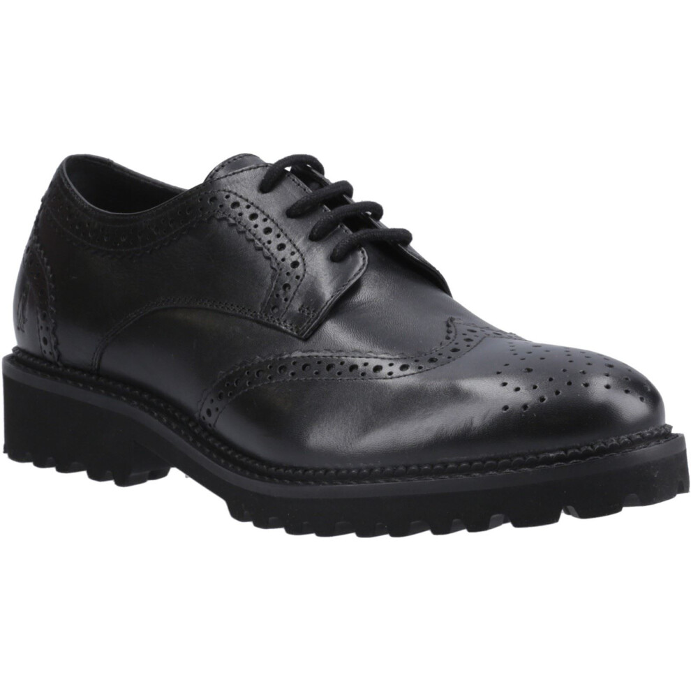 Hush Puppies (Black, 3 (Adults')) Gabi Lace Up Leather Girls's Black Brogues