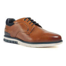 (Brown, 10 (Adults')) Pod Merlin Leather Men's Tan Lace-Up Shoes