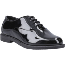(Black, 2 (Adults')) Hush Puppies Nellie Patent Leather Girls's Black Oxford Shoes