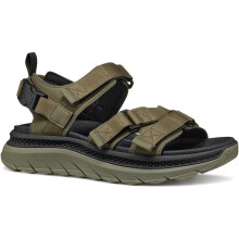 (Green, 8 (Adults')) Geox U SPHERICA ACTIF X S Polyester Blend Men's Military Flip Flops