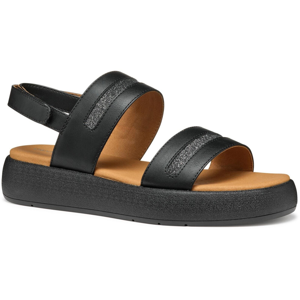 Geox (Black, 3 (Adults')) D Camalei Women's Black Sandals