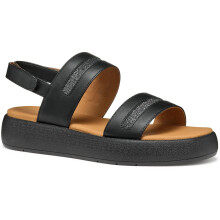 (Black, 6 (Adults')) Geox D CAMALEI Women's Black Sandals