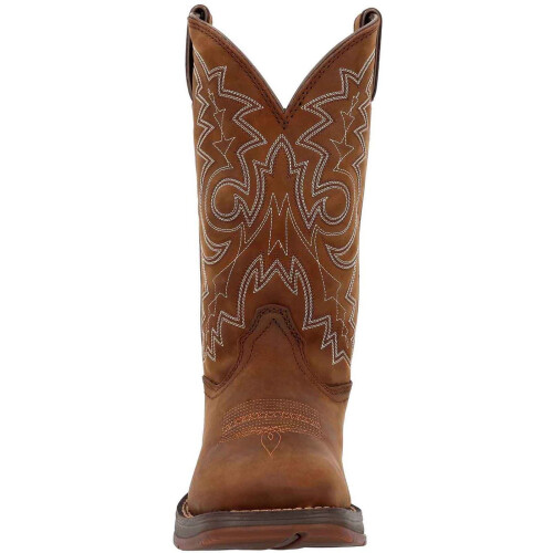 (Brown, 9.5 (Adults')) Durango Rebel Leather Men's Brown Boots 2